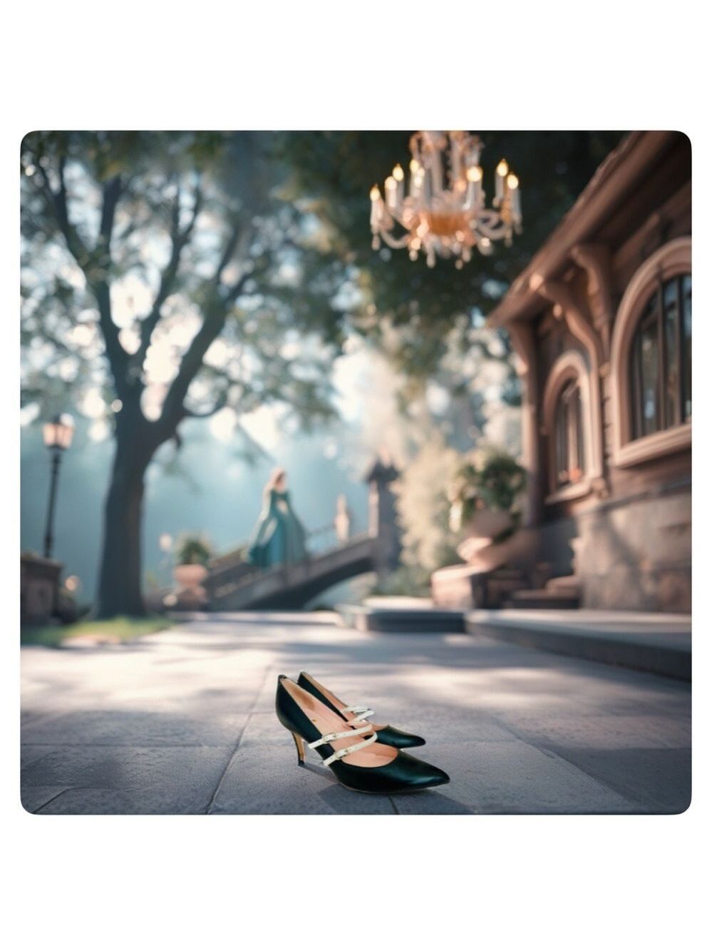 🎉HP🥳 Kate Spade Elpetha Heels in Black w/ Black Sparkle Heel & Cream Dbl Strap - Picture 13 of 16